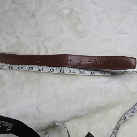 Penguin brown leather belt HN35150 - Picture 5 of 7